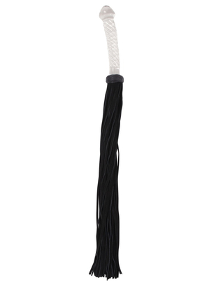 Bad Kitty flogger with glass handle
