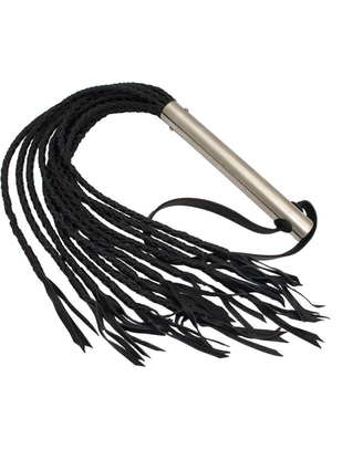 Mister B Iron Whips black leather whip