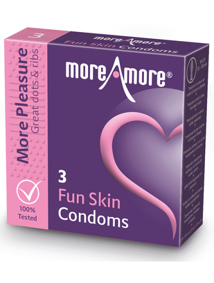 MoreAmore Fun Skin (3 / 12 vnt.)
