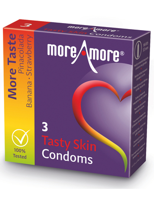 MoreAmore Tasty Skin (3 / 12 tk)