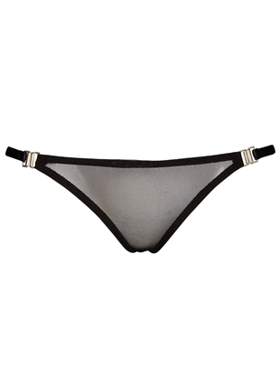 Noir Handmade black sheer thong