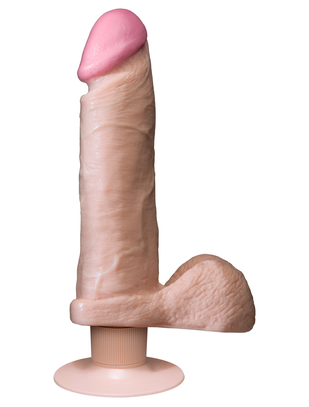 Doc Johnson Realistic Cock Vibrating 8" vibratorius