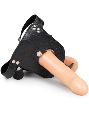 Strap U Plena II reguliuojamas strap-on diržas dvigubam dildo