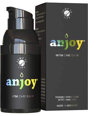 anjoy Po analinio sekso raminantis ir regeneruojantis intymios higienos balzamas (30 ml)