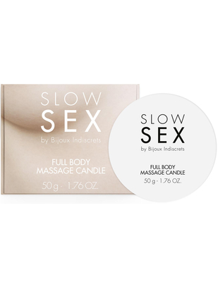 Bijoux Indiscrets Slow Sex masāžas svece (50 g)