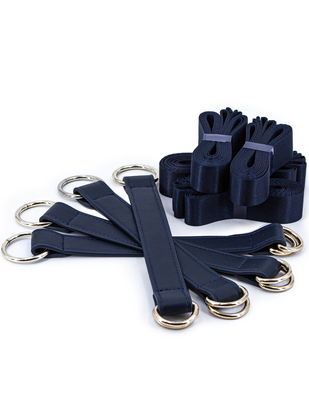 NS Novelties navy blue tie down straps