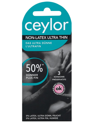 Ceylor Non-Latex Ultra Thin (3 / 6 gab.)