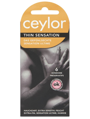 Ceylor Thin Sensation prezervatyvai (6 / 9 vnt.)