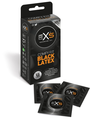 EXS Comfy Fit Black (12 vnt.)