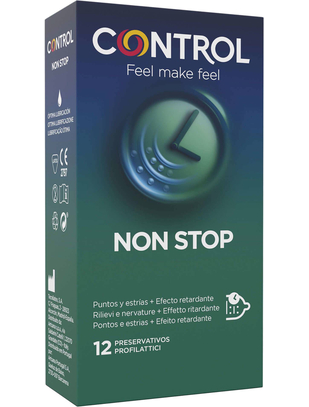 Control Non Stop prezervatyvai (12 vnt.)