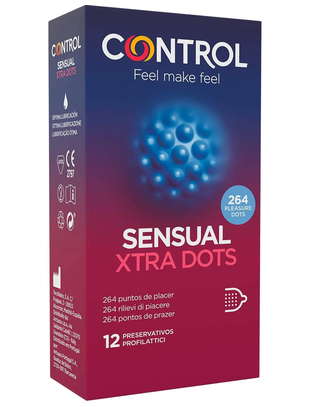 Control Sensual Extra Dots презервативы (12 шт.)