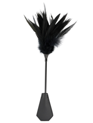 Darkness Black Feather Crop