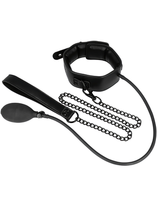 Darkness Fetish Submissive piepūšamā kakla siksna