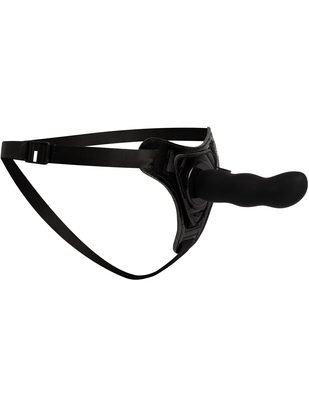 Darkness Wavy silicone strap-on