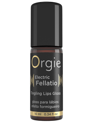 Orgie Electric Fellatio Tingling Lip Gloss for Oral Sex & Kissing (10 ml)