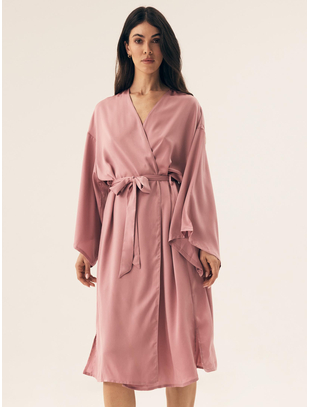 ESOTIQ Rhone pink robe