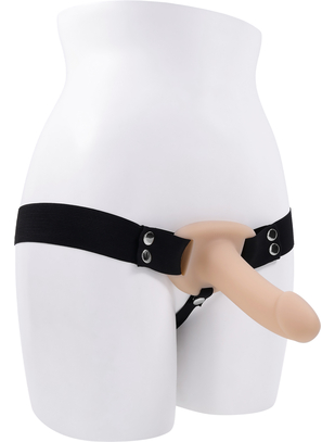 Evolved tuščiaviduris silikoninis strap-on