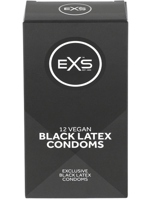 EXS Black Latex prezervatyvai (12 vnt.)