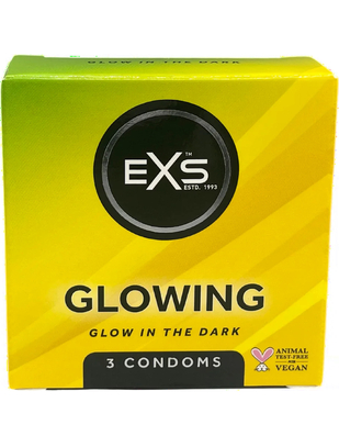EXS Glowing Condoms (3 pcs)