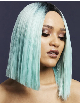 Fever Kylie light green/black ombre short wig