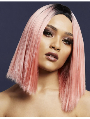 Fever Kylie light pink/black ombre short wig