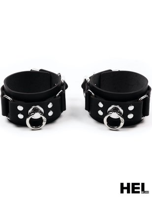 HEL Milano Leather Wrist/Ankle Cuffs in Black