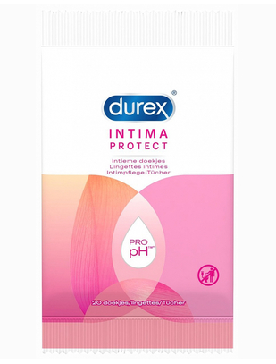 Durex mitrās salvetes intīmai higiēnai (20 gab.)