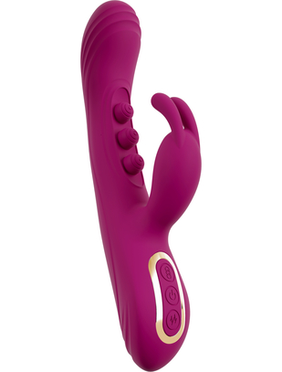 Javida Triple-Tapping vibrators ar klitora stimulatoru