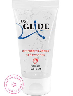 Just Glide лубрикант с ароматом клубники (50 / 200 мл)