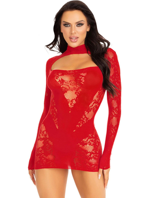Leg Avenue Cuff It net mini dress