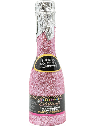Little Genie Champagne Bottle With Penis Confetti Party Popper