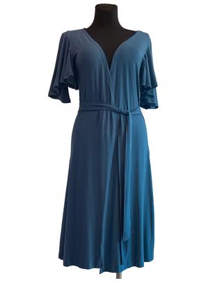 MAKE aegean blue tencel robe