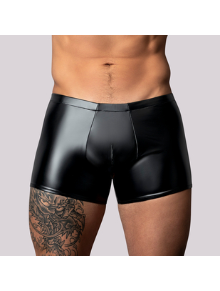 Male Power Liquid Onyx melni matēti bokseršorti