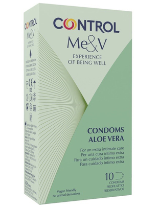 Control Me&V Aloe Vera prezervatyvai (10 vnt.)
