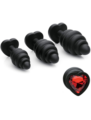 Mistress Heart Gem Anal Plug Set