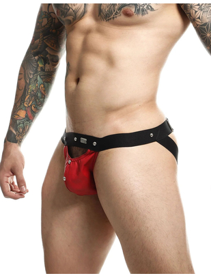 MOB DNGEON Red Peekaboo Jockstrap
