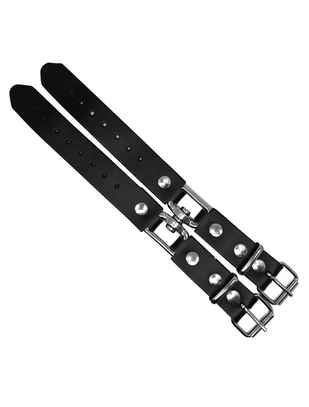 Mister B leather wrist cuffs