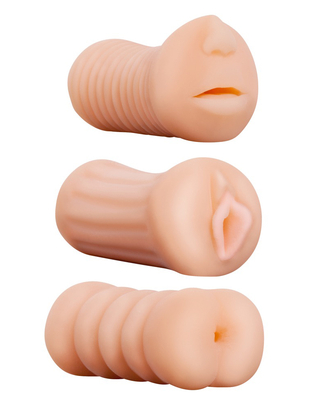 NMC XXX To-Go Threesome Pocket Stroker Set