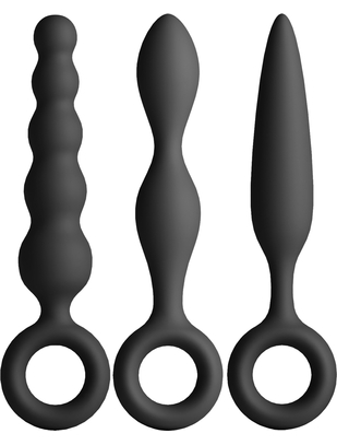 NS Novelties Trio zestaw korków analnych silikonowych