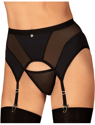 Obsessive Chic Amoria black garter belt