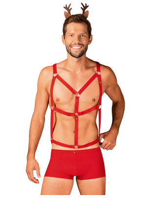 Obsessive Mr. Reindy Santaklausa ziemeļbrieža erotisks tērps