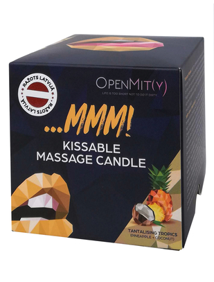 OpenMity lõhnastatud suudeldav massaažiküünal (125 ml)