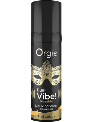 Orgie Dual Vibe! Kissable Pina Colada stimulējošs gels (15 ml)