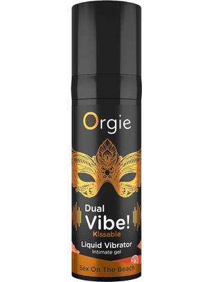 Orgie Dual Vibe! Kissable Sex On The Beach Orgasmi suurendav geel (15 ml)