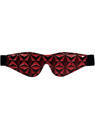 Ouch! burgundy vinyl blindfold