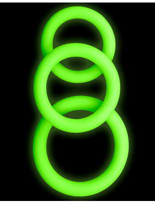 Ouch! tamsoje šviečiantys penio žiedai