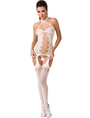 Passion BS056 net crotchless bodystocking