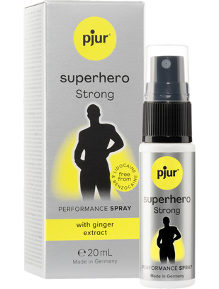 pjur Superhero Strong Peformance viivituspihusti (20 ml)