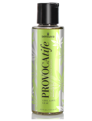 Sensuva Provocatife Hemp Oil & Pheromones infused massage oil (120 ml)