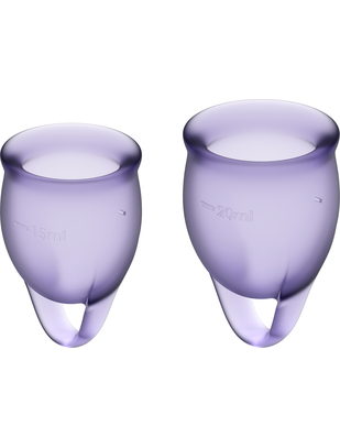 Satisfyer Feel Confident kubeczki menstruacyjne (2 szt.)